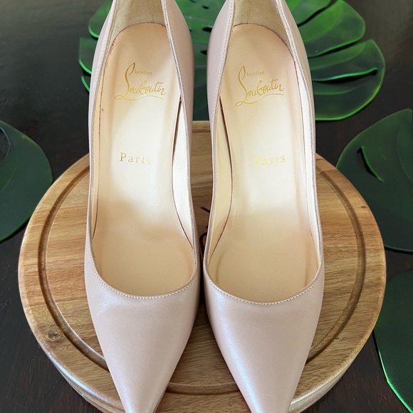 Christian Louboutin Tan Heels 👠 Size 36 1/2 - Picture 3 of 8